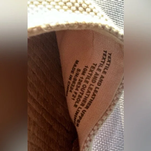 Tory Burch color block flats espadrilles size 10Tory Burch Tan Espadrilles - Picture 5 of 6